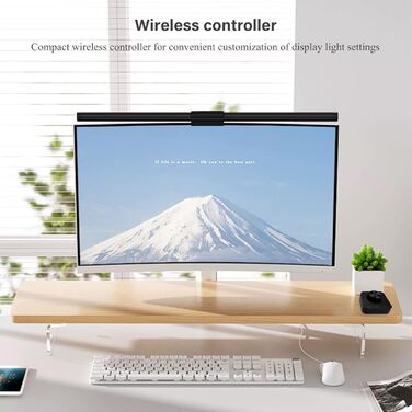 LED лампа для монітора 55 см з інтелектуальним керуванням USB, захист очей, торкання, регулювання температури кольору, для ПК, офісу