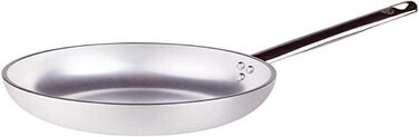 Сковорода Pentole Agnelli з висотою потайної головки, виготовлена з алюмінію, товщина 5 мм, з ручкою з нержавіючої сталі, сріблясто-сріблястий (20 см)