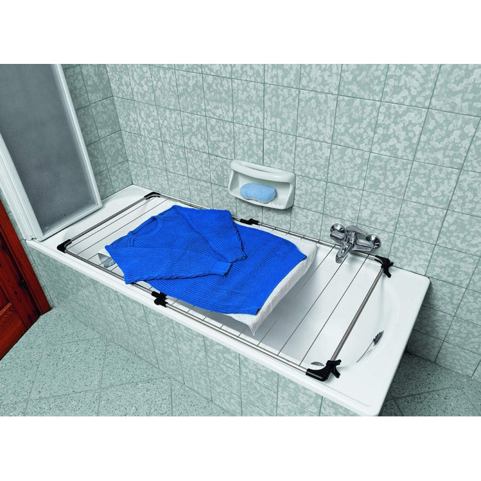 Сушильна машина Metaltex Gale над дверцятами, сіре покриття Epotherm, 3,5 х 58 х 87 см, для сушіння одягу (ванни)