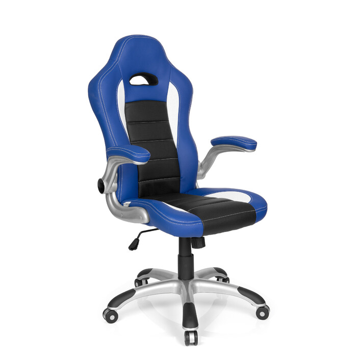 Ігрове крісло / Офісне крісло GAME SPORT синій / чорний hjh OFFICE