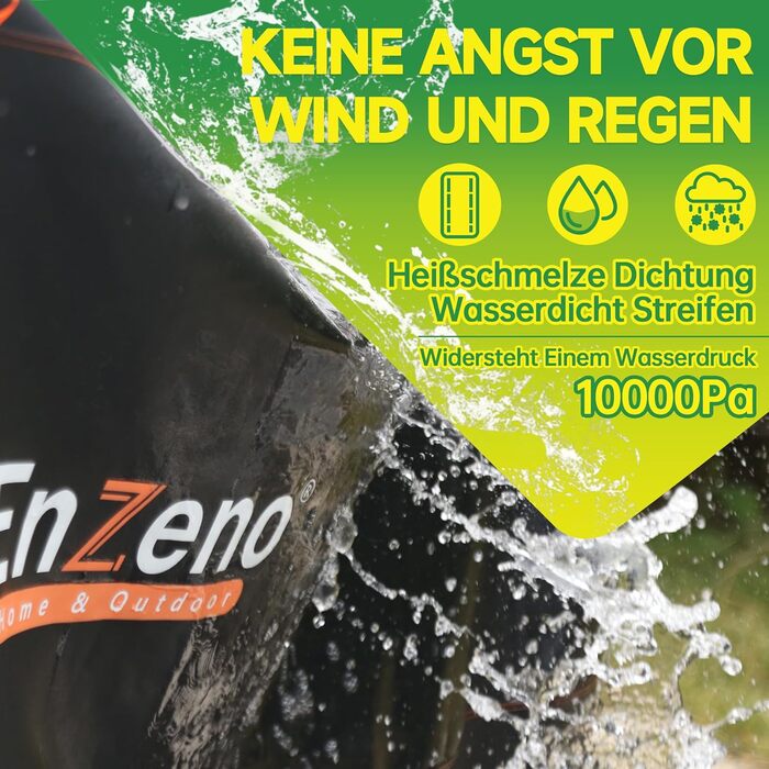 Чохол для садово-патіо меблів Enzeno, 242x182x100 см, водовідштовхуючий, 420D Oxford, захист від зими, для саду та тераси