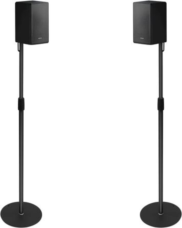 Підставка для колонок, 2 шт., сумісна з Samsung, Sony, регулюється по висоті від 73,7 до 139,7 см, для колонок до 5 кг, універсальна підставка Gekufa