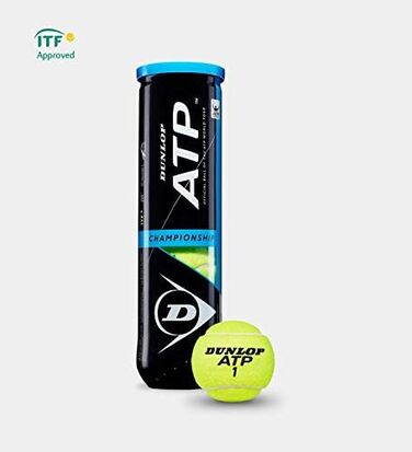 Тенісний м'яч Dunlop ATP Championship Tri-Pack 3 x 4 банки по 12 м'ячів