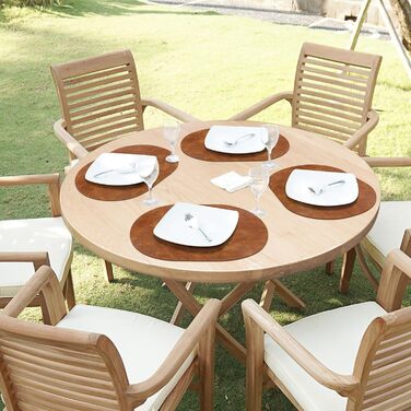 Набори підтарілок ADRIMER, 6 шт., 30.5 x 43.2 см, термостійкі, водонепроникні, миючіся, PU, для кухні та їдальні