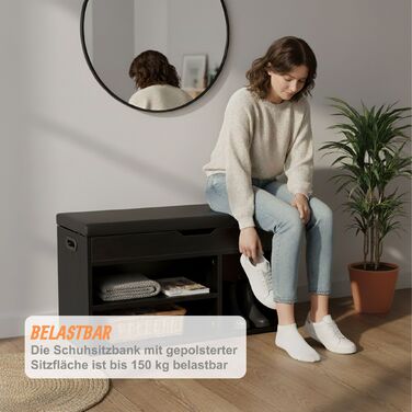 Сховище для взуття Relaxdays з місцем для зберігання