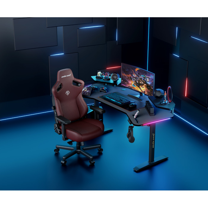 Комп’ютерний стіл з електрорегулюванням висоти Anda Seat Shadow Warrior Black