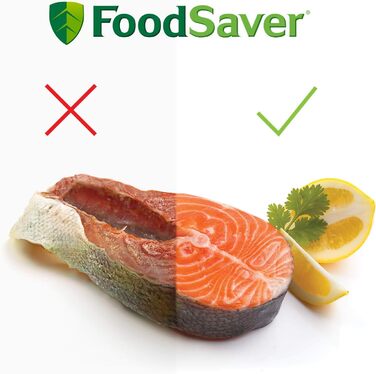 Вакууматор FoodSaver FFS017X з різачем, відсіком для рулонів, ручним вакууматором та функцією маринування, сріблястий