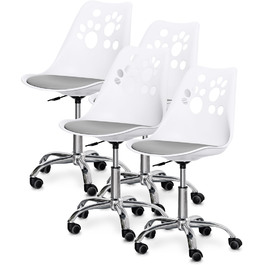 Комплект (4шт) дитяче крісло Evo-Kids Indigo White/Grey (арт H-232 W/G-Х4)