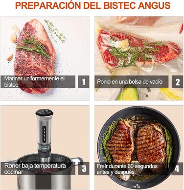 Су-від кухонний прилад KitchenBoss G300: точний контроль температури, 1100 Вт, IPX7, сріблястий