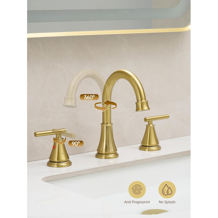 Змішувач для ванної кімнати Fransiton Bad Hoch, водозберігаюча настінна вартість (Oil-rubbed Bronze)