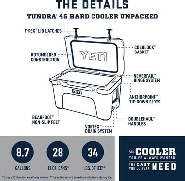 Холодильник YETI Tundra 45, пісочно-коричневий камуфляж