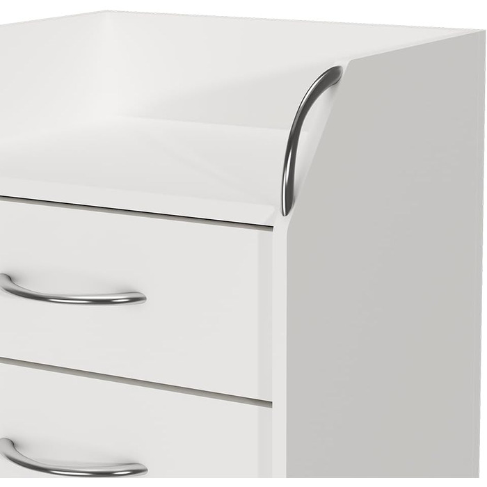 Роликовий контейнер Vicco Gwendolyn, білий, 40 x 36 см, з 4 висувними ящиками