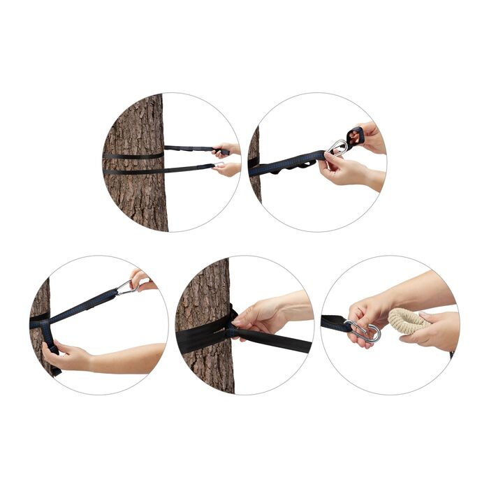 Гамак Relaxdays XXL з бавовни