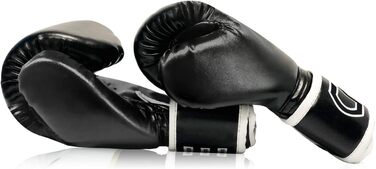 Дитячі боксерські рукавички CKE для дітей, хлопчиків, дівчаток, хлопчиків, підлітків, малюків у віці 5-12 років, тренувальні рукавички для боксерської груші, кікбоксингу, Муай Тай (повністю чорні)