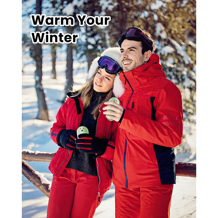 Електричний грієчка для рук Miaton 6000mAh - перезаряджуваний кишеньковий обігрівач для кемпінгу, подарунок для чоловіків, жінок, дітей