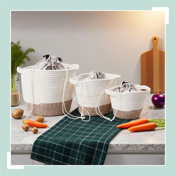 Набір з 3 контейнерів для зберігання картоплі Relaxdays