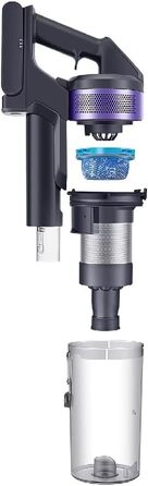 Пылесос Samsung VS15A6031R4 Jet 60: 150 AW, Multicyklon, HEPA-фільтр, 40 хв автономності