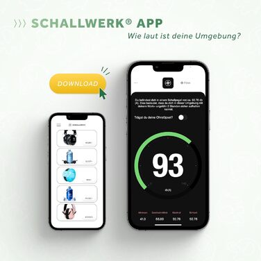 Навушники Schallwerk Mini для дітей - шумозахисні навушники для повсякденного життя та заходів (зелений)