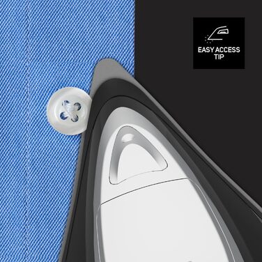 Праска Taurus 2800 Вт з регулюванням температури та подачі пари, керамічна підошва, система захисту від накипу та Anti-Drop, водяний спрей