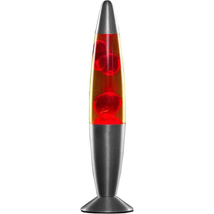 Лава для ракети CELLUSTOP - Magma Lava - з запасною лампочкою - міцне скло - 25 Вт - 35 см - червоний