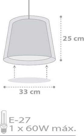 Підвісний світильник Dalber з зображенням зірочок