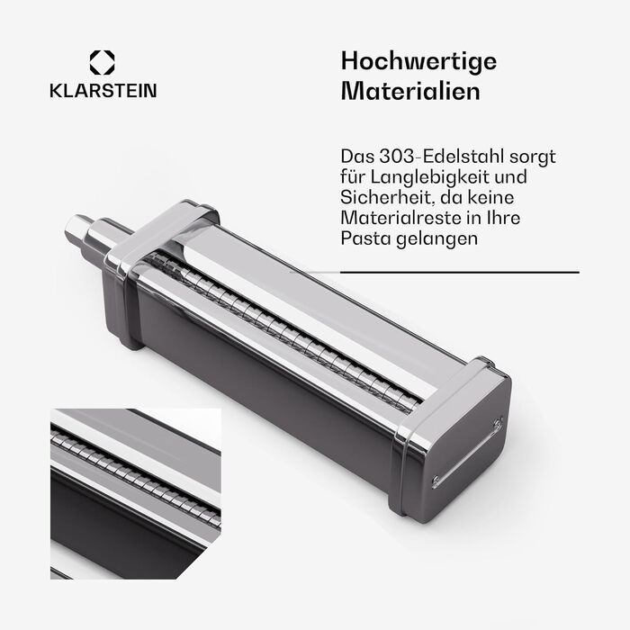 Кухонна машина Klarstein Chiara 1600W з чашею 5л з нержавіючої сталі, 12 швидкостей, LCD-дисплеєм, тиха робота (≤72 dB), набір для випічки, корпус з алюмінію, сірий колір