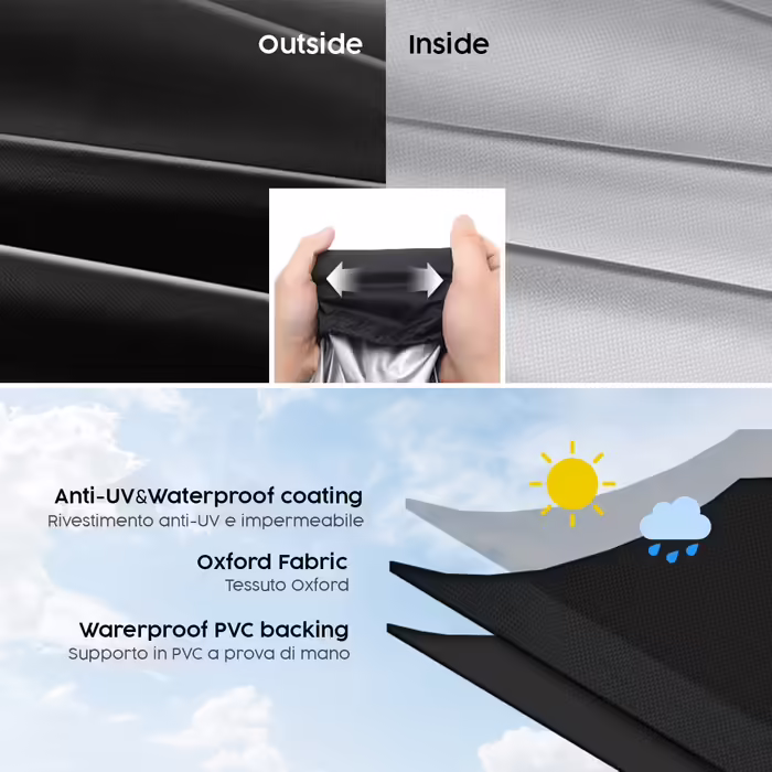 Чохол для гриля Cable Technologies водонепроникний 80x65x100 см