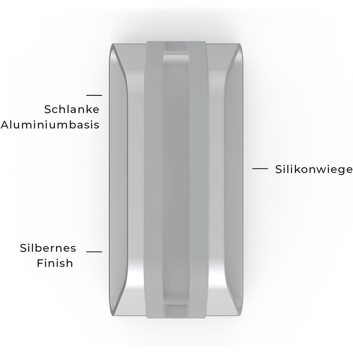 Підставка для ноутбука Vertikaler: стильна підставка для MacBook, MacBook Air, MacBook Pro (алюміній, срібло)