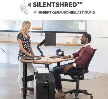 Fellowes Autofeed Aktenvernichter AutoMax 90M: Шредер для паперу з автоподачею, MiniCut (P4), 90 аркушів за 5 хвилин, 17 літрів