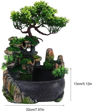 Внутрішній фонтанчик - Розпилювач для зволожувача повітря, десктопний фонтан для декору офісного столу (EU)