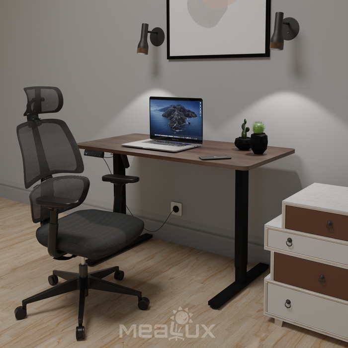 Крісло Mealux Leo Air Plus Black (арт.Y-546 KB)