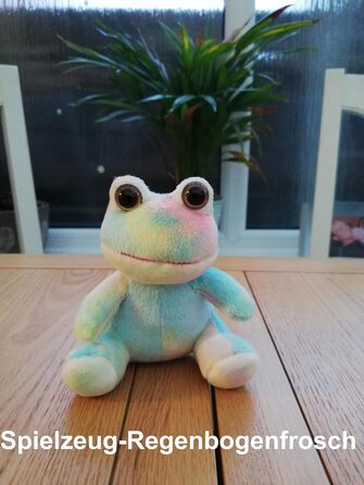 Дитяче намету Роза для дівчаток з LED-підсвіткою та іграшкою-велетнем у вигляді райдужного жаб'яти. Ігровий намет для дітей, намет для дитячої кімнати, розкладний намет для ігор на вулиці. 120 x 105 x 128 см