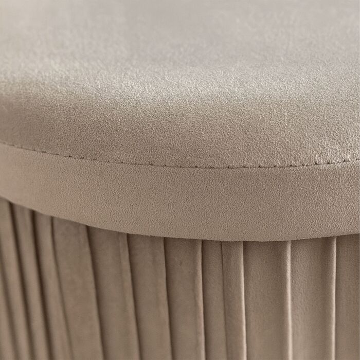 Relaxdays Пуф із оксамиту з об'ємом 30 літрів для зберігання