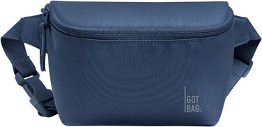 Поясна сумка Hip Bag 2.0 з ударного пластику Ocean Сумка на пояс водовідштовхувальна Стильна сумка через плече з регульованим ремінцем (Ocean Blue)