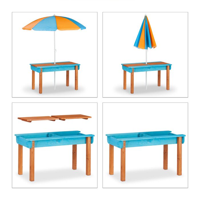 Дитячий садовий набір Relaxdays з парасолькою