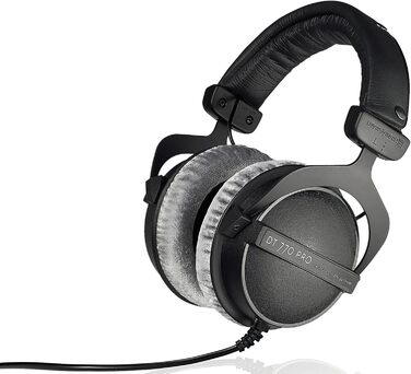 Студійні навушники-вкладиші beyerdynamic DT 770 PRO, закриті, дротові, 32 Ом, сірий