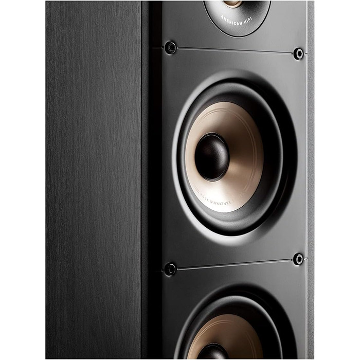 Підлоговий динамік Polk Audio Signature Elite ES55 HiFi, сумісний з Hi-Res, Dolby Atmos і DTSX, чорний