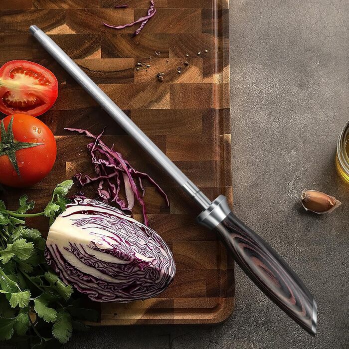 Набір кухонних ножів HOSHANHO: професійний шеф-ніж з нержавіючої сталі, 25 см, ергономічна ручка, подарункова коробка