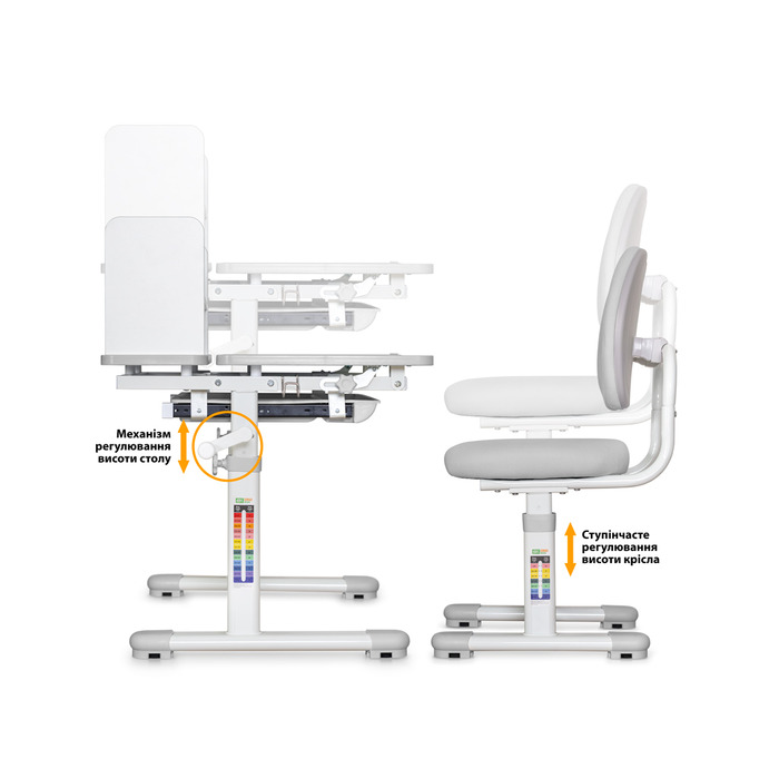 Дитяче крісло ErgoKids Mio Ergo Grey (арт.Y-507 G)