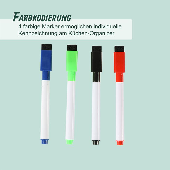 Магнітний планувальник харчування на тиждень Relaxdays