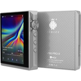 Портативний Hi-Res MQA Bluetooth музичний плеєр AP80 PRO-X з двома DAC ESS9219C, підтримкою MQA 8X, LDAC, apt-X, AAC, USB DAC, DSD256, HiBy Link, бездротовий аудіо плеєр (білий)