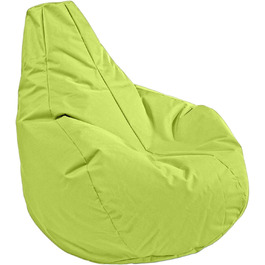 ОГОЛОШЕННЯ. CON Outdoor & Indoor Beanbag Gamer з наповнювачем з бісеру EPS, пуф, крісло для відпочинку, подушка для сидіння, подушка для підлоги, крісло-мішок, 225 л зелений