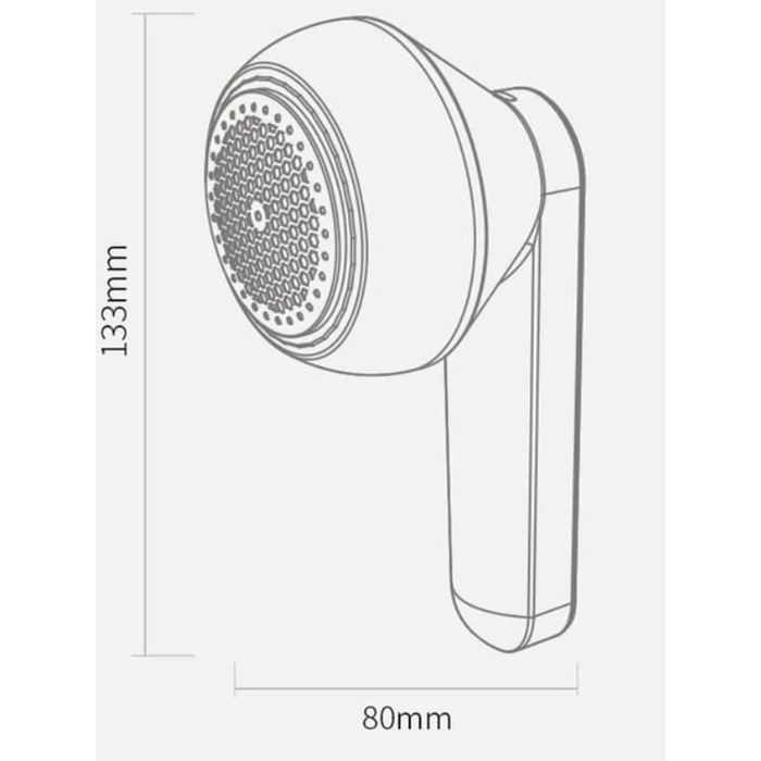 Електрична машинка для видалення ворсу Smart-J з USB-C, портативна та потужна. Ідеально підходить для одягу, светрів та тканин. Білий колір, з пензлем.