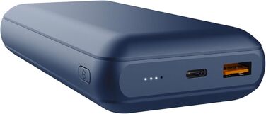 Вт, PD 18W USB-C, QC 3.0, 50 перероблений, в т.ч. кабель, синій, 10000mAh 20