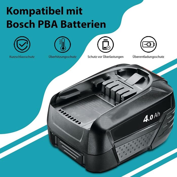 Бездротовий акумуляторний пилосос сумісний з Makita 18V, 2 x 5.5AH акумулятори, 15000Pa, LED, для твердих поверхонь, килимів та шерсті тварин (без акумулятора)