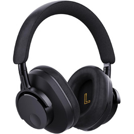 Навушники Cambridge Audio Melomania P100 - Bluetooth, ANC, Hi-Fi звук, відтворення 100 годин, знімний акумулятор, ігровий режим, чохол для перенесення - чорний