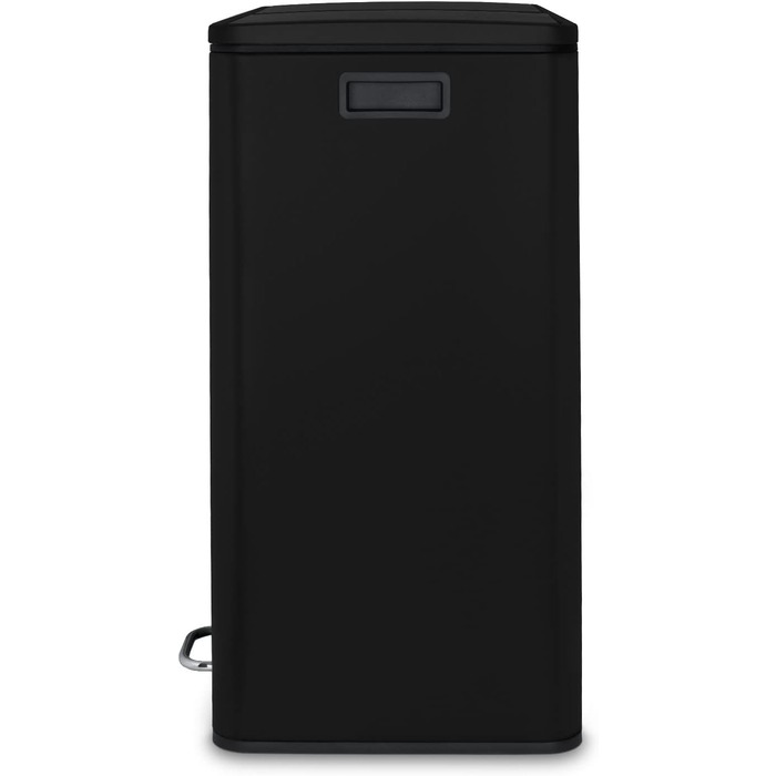 Сміттєвий бак Les Collectionneurs Sensor №1012, 69л, 3 відсіки (47+11+11л), автоматичне відкривання, інфрачервоний датчик, тиха кришка, дизайн (чорний)