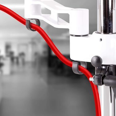 Підставка для монітора Duronic DM35V2X1 на 2 комп'ютери | Вертикальна підставка для двох моніторів з регулюванням, VESA 75 100, для офісу та дому
