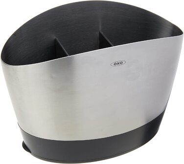 Тримач для кухонного начиння OXO Good Grips з матової нержавіючої сталі