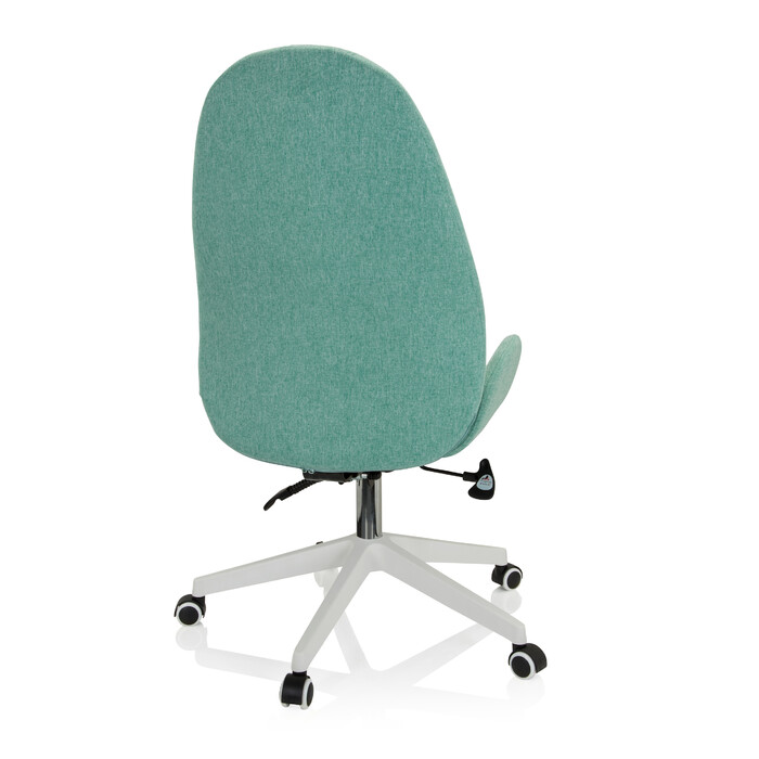 Офісне крісло AVEA I з тканини кольору аква